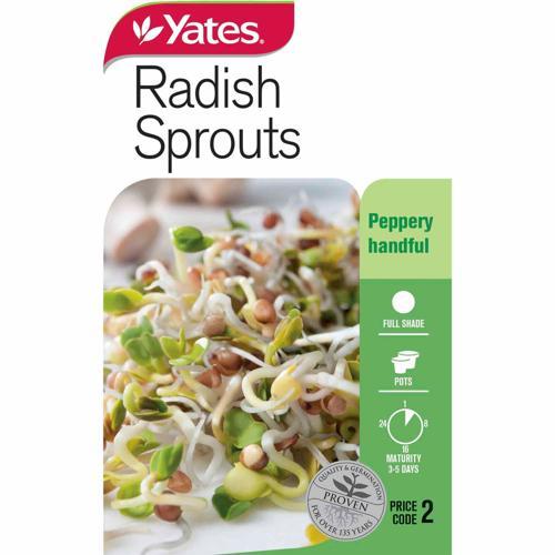 Yates Seeds Sprouts Radish