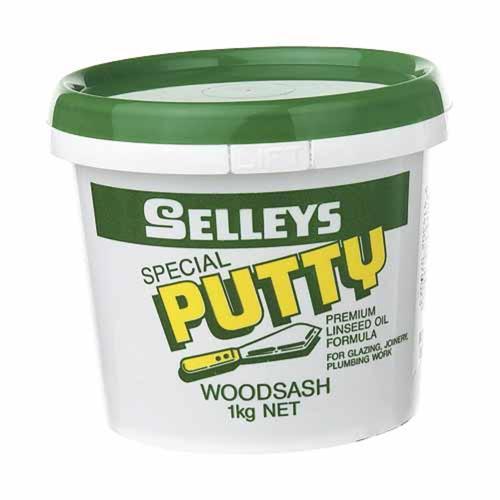 Special Putty Woodsash 1kg Light Brown - Selleys