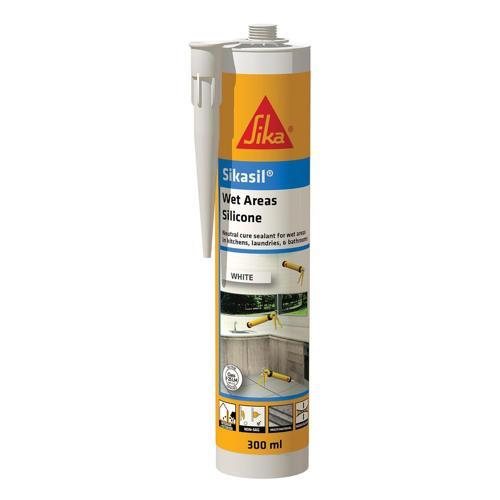 Wet Area Silicone Sealant 300ml White - Sika