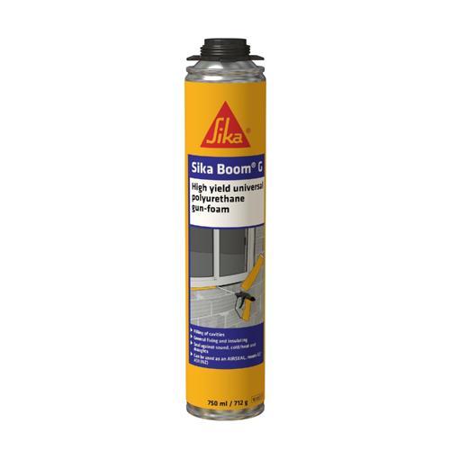 Boom-G Gun Applied Pu Expanding Foam 750ml Light Yellow - Sika
