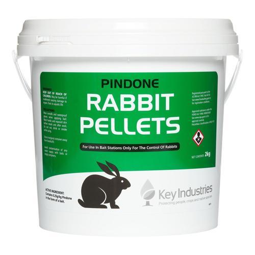 Rabbit Bait Pellets 2kg Green Pellets - Pindone