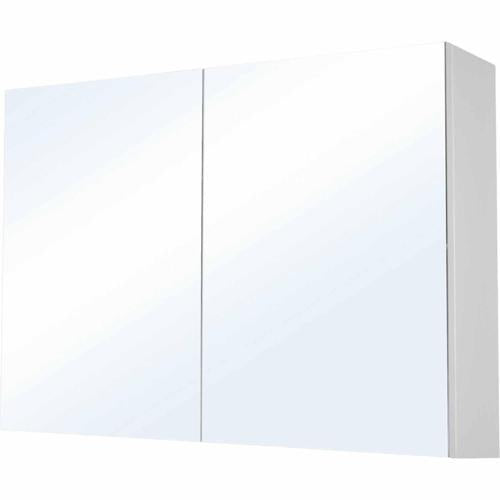 Nouveau Vivo Mirror Cabinet W:900mm, H:600mm, D:160mm White