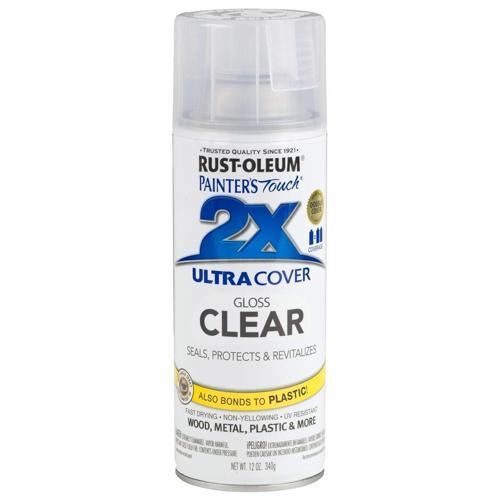 2X Gloss Clear Top Coat 340g Clear - Rust-Oleum