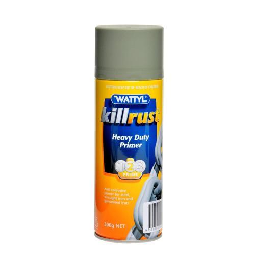 Wattyl Killrust Heavy Duty Primer 300g Grey