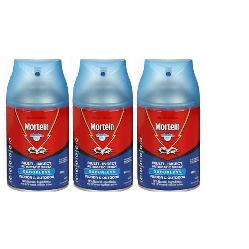 Odourless Auto Insect Control System Refill 3 Pack - Mortein