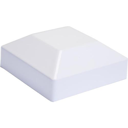 Guardian Aluminium Post Caps, 2 Pack H:50mm, W:50mm White