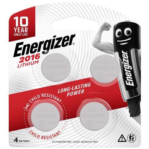 Energizer Coin Battery 2016 4 Pack