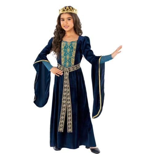 Costume Medieval Princess Blue Girl's 12-14 Years