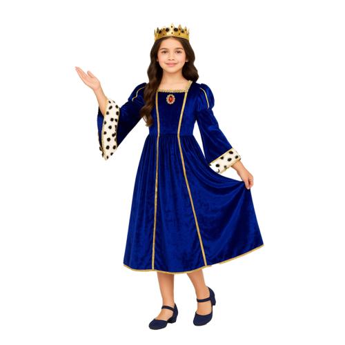 Costume Regal Princess Blue Girl's 10-12 Years