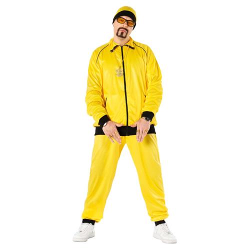 Costume Hip Hop Tracksuit Yellow Men's Size X-Large