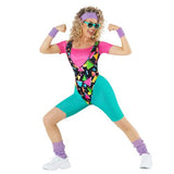 Costume 80's Aerobics Bright Women's Size 16-18