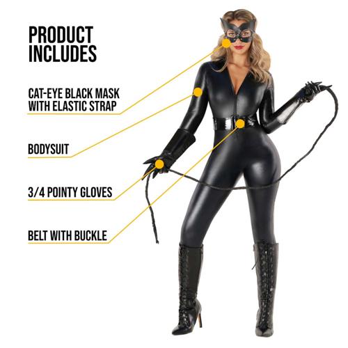 Costume Black Cat Bodysuit Women's Size 20-22