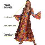 Costume Long Hippie Women's Size 8-10