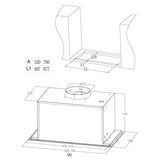 Rangehood - Midea 52cm Intergrated Powerpack 52T01