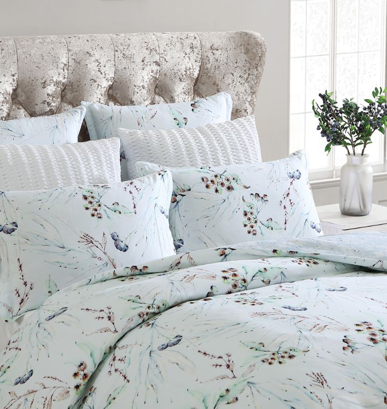 Queen Duvet Cover - Set - Banks Eucalyptus - (PRIVATE COLLECTION)