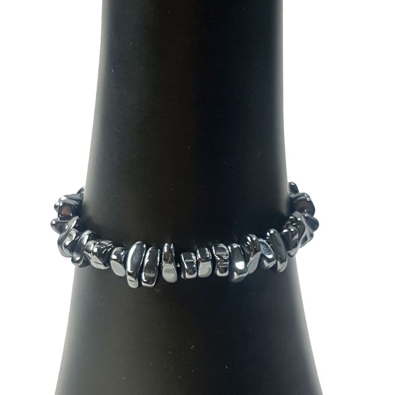 Hematite 5mm Chip Bracelet (Set of 3)