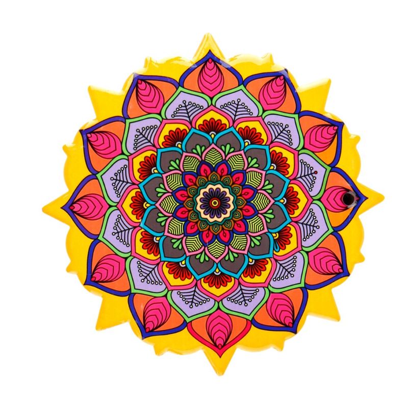 Ceramic Coaster - Sacred Mandala Large 1 (20cm)