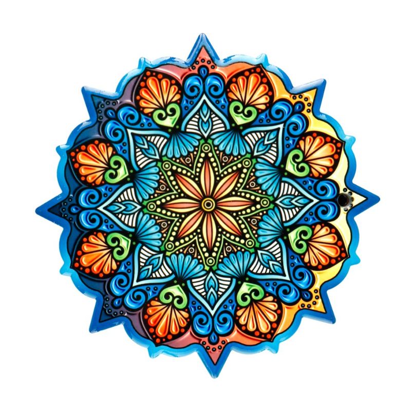 Ceramic Coaster - Sacred Mandala Large 2 (20cm)