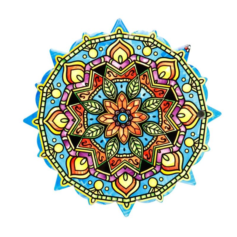 Ceramic Coaster - Sacred Mandala Large 5 (20cm)