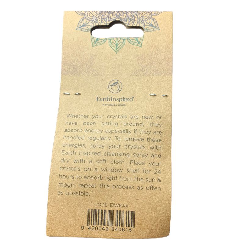 Anxiety Wellness Crystal Kit with Purple Aventurine, Blossom Agate, Fluorite, Amethyst, and Clear Quartz in an elegant organza bag.