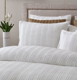 Queen Duvet Cover - Set - Winton White - (PRIVATE COLLECTION)