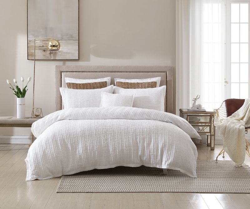 King Duvet Cover - Set - Winton White - (PRIVATE COLLECTION)