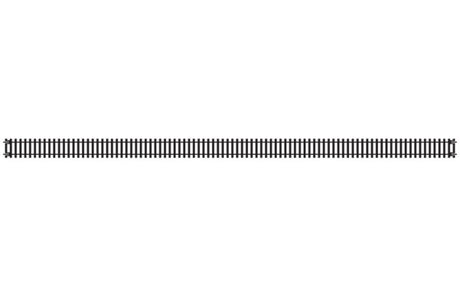 Hornby Long Straight 670mm track pieces, ideal for enhancing model railway layouts with seamless train travel.