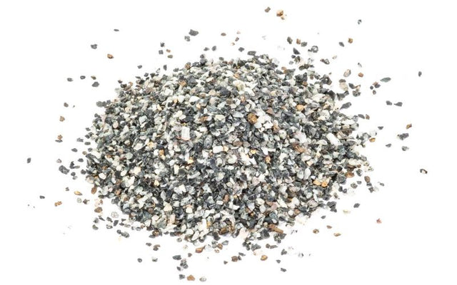 Hornby Ballast Granite: Realistic crushed granite for 1/76 scale model train layouts, enhancing dioramas and scenic designs.