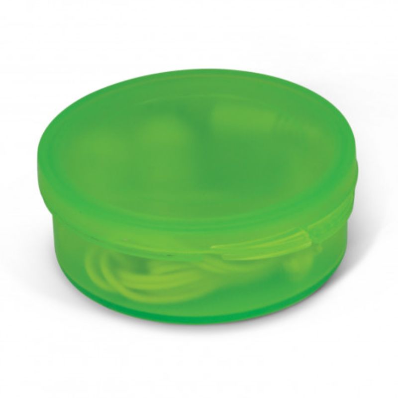 Earbuds - Mondo Trans Green (Set of 12)