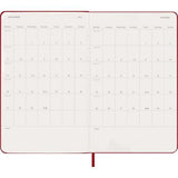 Moleskine Diary 12 Month Daily HC Large Scarlet Red 2027