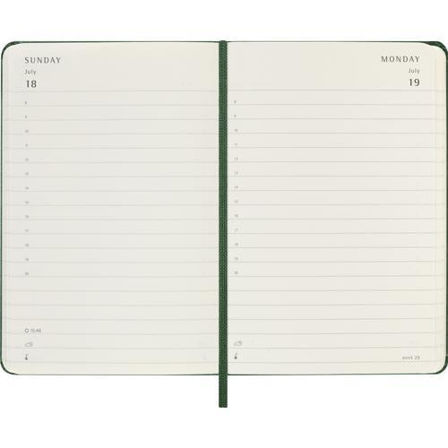 Moleskine Diary 12 Month Daily HC Pocket Myrtle Green 2027