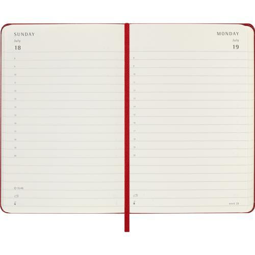 Moleskine Diary 12 Month Daily HC Pocket Scarlet Red 2027