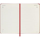 Moleskine Diary 12 Month Daily HC Pocket Scarlet Red 2027