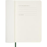 Moleskine Diary 12 Month Daily SC Pocket Myrtle Green 2027