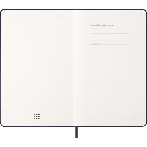 Moleskine Diary 12 Month Weekly + Notes HC Large Sapphire Blue 2027