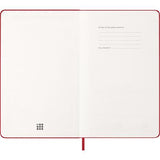 Moleskine Diary 12 Month Weekly + Notes HC Large Scarlet Red 2027