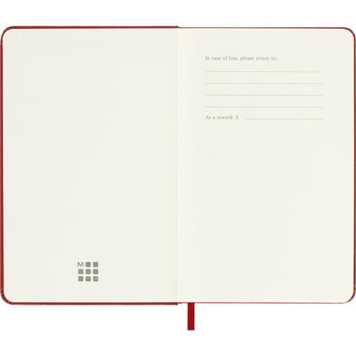 Moleskine Diary 12 Month Weekly + Notes HC Pocket Scarlet Red 2027