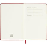 Moleskine Diary 12 Month Weekly + Notes HC Pocket Scarlet Red 2027