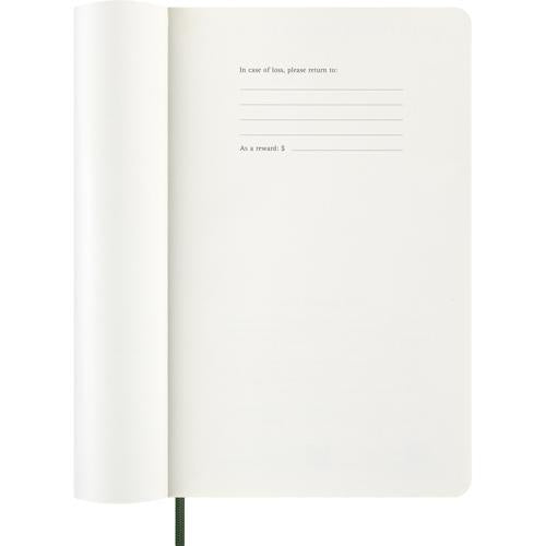Moleskine Diary 12 Month Weekly + Notes SC Large Myrtle Green 2027