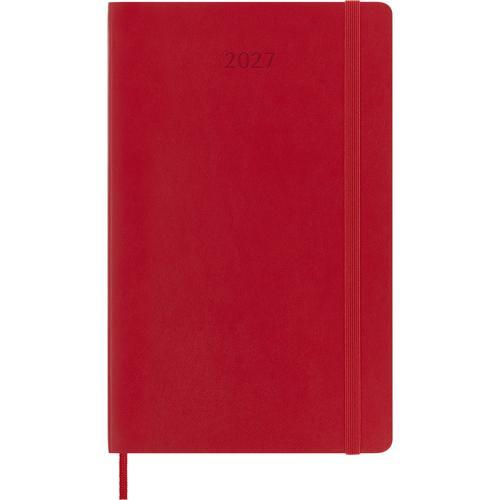 Moleskine Diary 12 Month Weekly + Notes SC Large Scarlet Red 2027