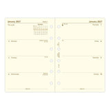 Filofax Refill Classic Week To View Pocket Cotton Cream 2027