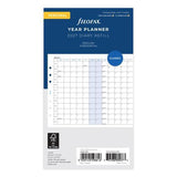 Filofax Refill Year Planner Horizontal Personal 2027