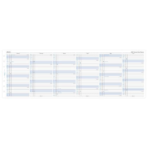 Filofax Refill Year Planner Vertical Personal 2027