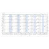 Filofax Refill Year Planner Horizontal A5 2027