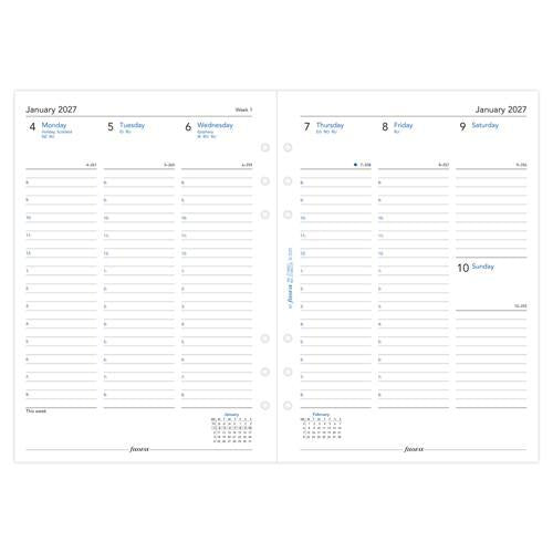 Filofax Refill Classic Week To View With Appointments A5 2027