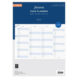 Filofax Refill Year Planner Vertical A4 2027