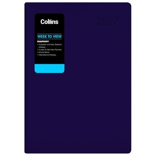 Collins Diary Rhapsody A73 Week To View Royal Purple 2027