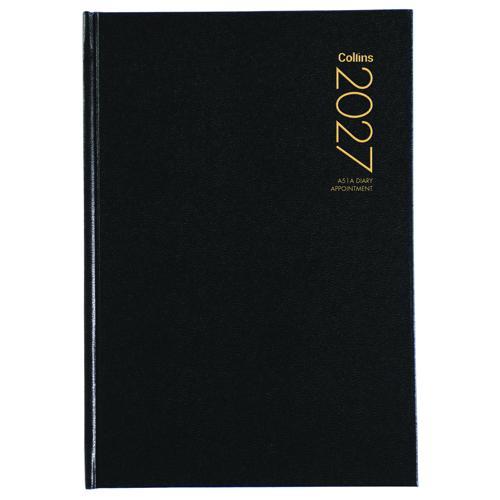 Collins Diary A51A Black Appointment 2027