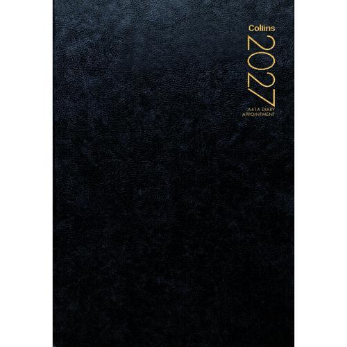 Collins Diary A41A Black Appointment 2027