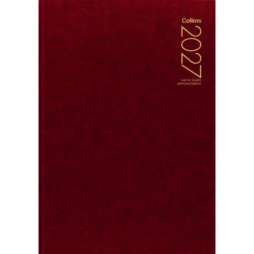 Collins Diary A41A Red Appointment 2027